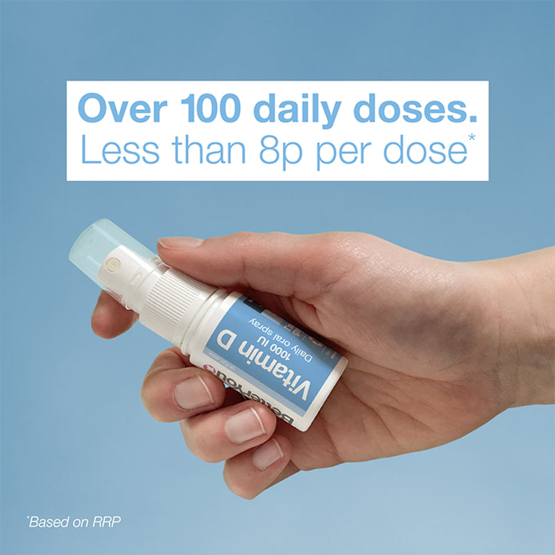 BetterYou Vitamin D1000 spray Peppermint Flavour 15ml - British product