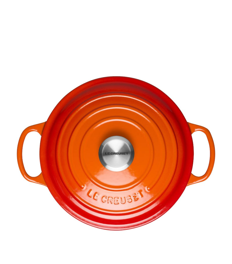 Le Creuset cast iron round casserole dish 20cm, UK version