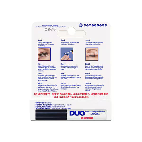 Duo lash adhesive clear brush for eyes - British product