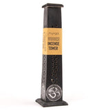 Superdrug Myga Om Incense Tower Hand-Carved Mango Wood Holder- Buy online at McGrocer