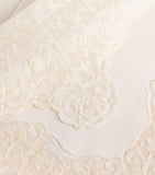 Dea Linen Lace-Trim Elite Table Runner 50cm x 210cm - British product