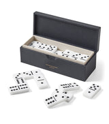 Harrods Leather Dominoes Set with 28 Precision-Crafted Pieces and Hard-Bound Case- Buy online at McGrocer