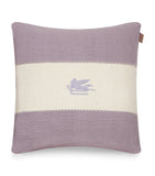 Etro linen Pegaso embroidered cushion 45cm - British product