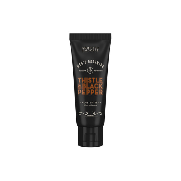 Scottish Fine Soaps Face Moisturiser Thistle & Black Pepper 75ml (British brand)
