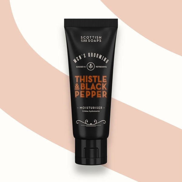 Scottish Fine Soaps Face Moisturiser Thistle & Black Pepper 75ml (British brand)