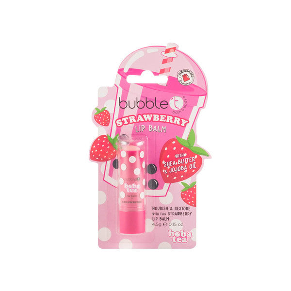 Bubble T Cosmetics strawberry lip balm 4.5g (British brand)