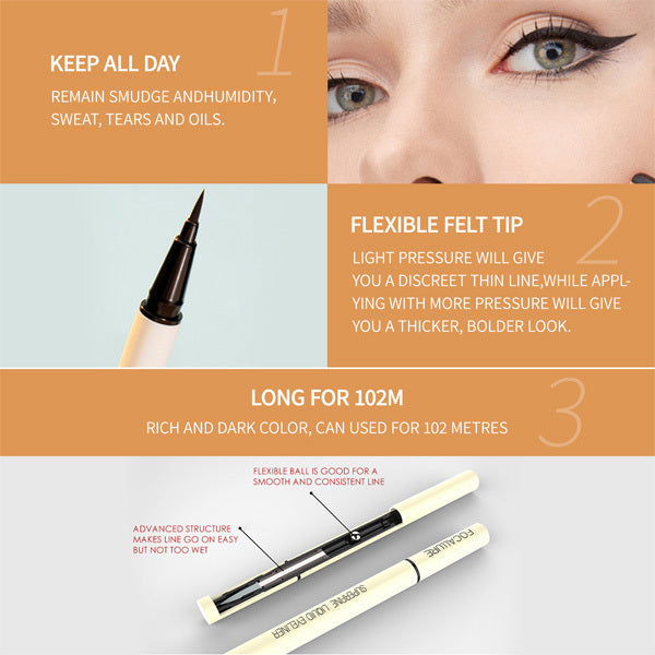 Livingandhome waterproof mascara and eyeliner set, UK version