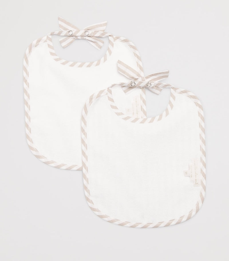 Marie-Chantal baby bibs race car design set of 2 - British product