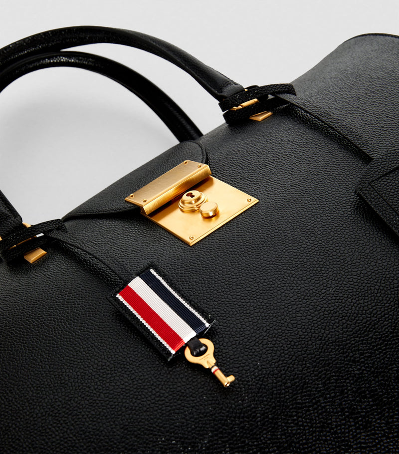 Thom Browne leather weekend bag (British brand)