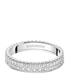 Boucheron Quatre Radiant white gold diamond wedding band, UK version