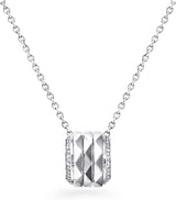 Harrods Graff White Gold and Diamond LG Signature Spinning Pendant Necklace 46cm Chain- Buy online at McGrocer