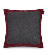 Harrods Wool-Blend Embroidered Paisley-Trim Cushion 45cm- Buy online at McGrocer
