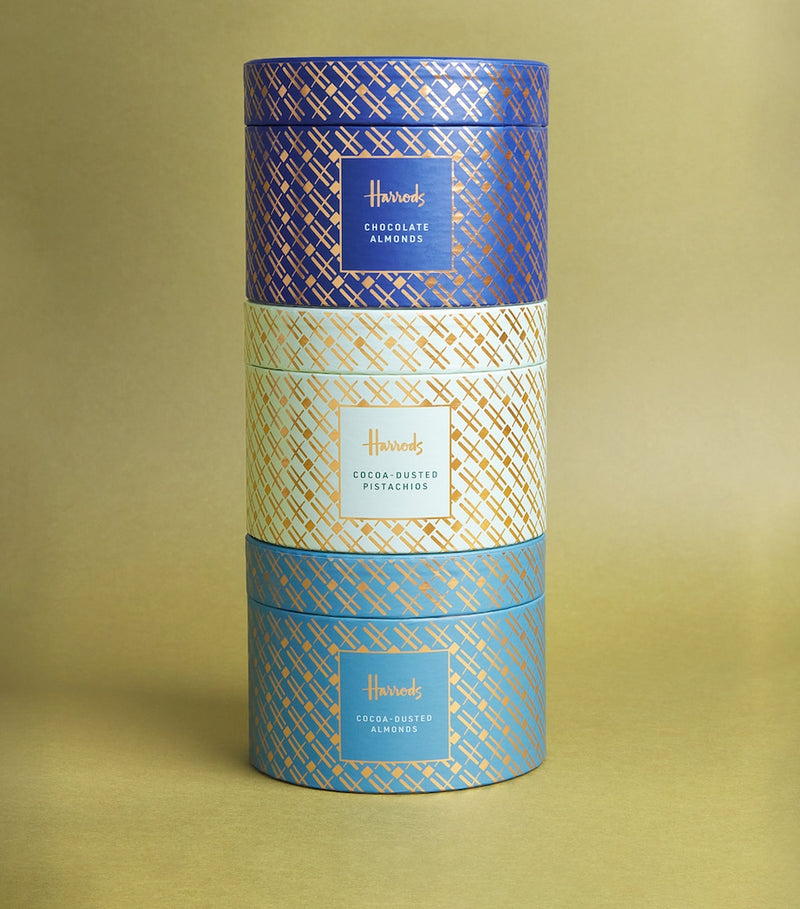 Harrods cocoa-dusted almonds 600g, UK version