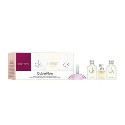 Superdrug Calvin Klein Ladies Miniature Fragrance Gift Set (10ml x2 + 4ml + 5ml)- Buy online at McGrocer