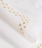 Dea linen embroidered Liri placemat 35cm x 50cm - British product