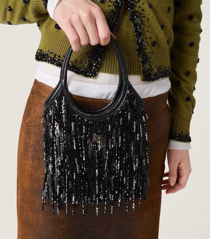 Miu Miu embellished Ivy shoulder bag, imported from the UK