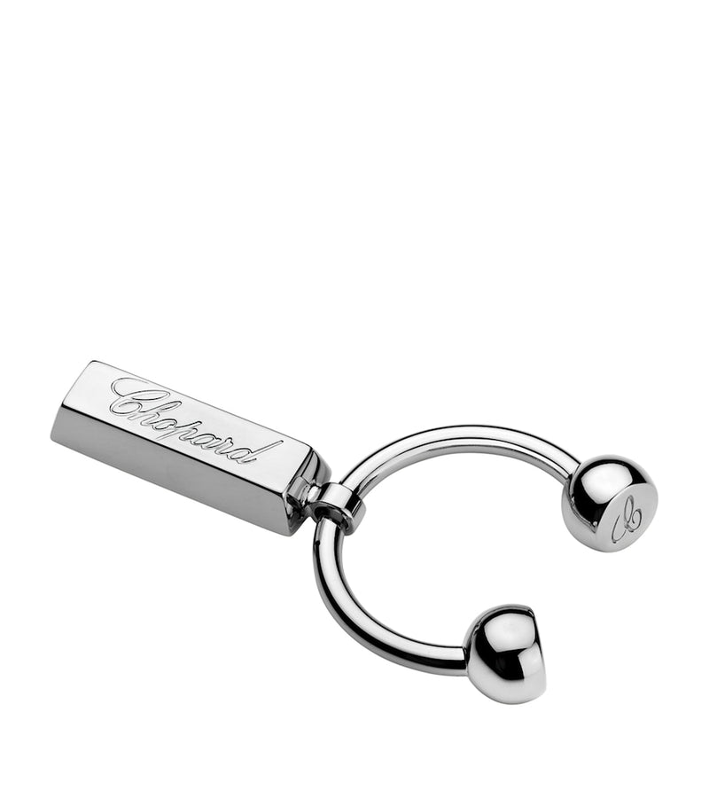 Chopard stainless steel keyring Lingot, UK version