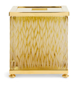 Harrods ZODIAC Crystal Amber Tissue Box- Buy online at McGrocer