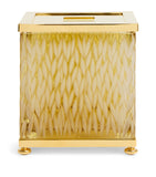 ZODIAC Crystal Amber tissue box (British brand)