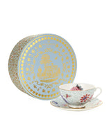 Harrods Wedgwood Cuckoo Bone China Teacup and Saucer Set- Buy online at McGrocer