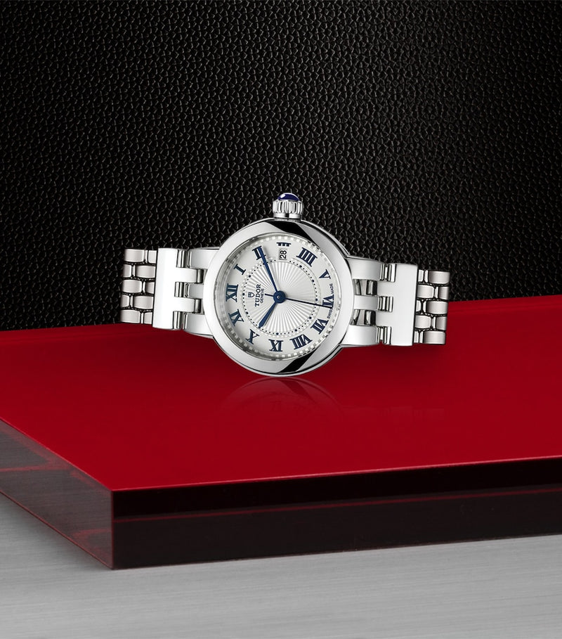 TUDOR Clair de Rose 26mm stainless steel watch - British product