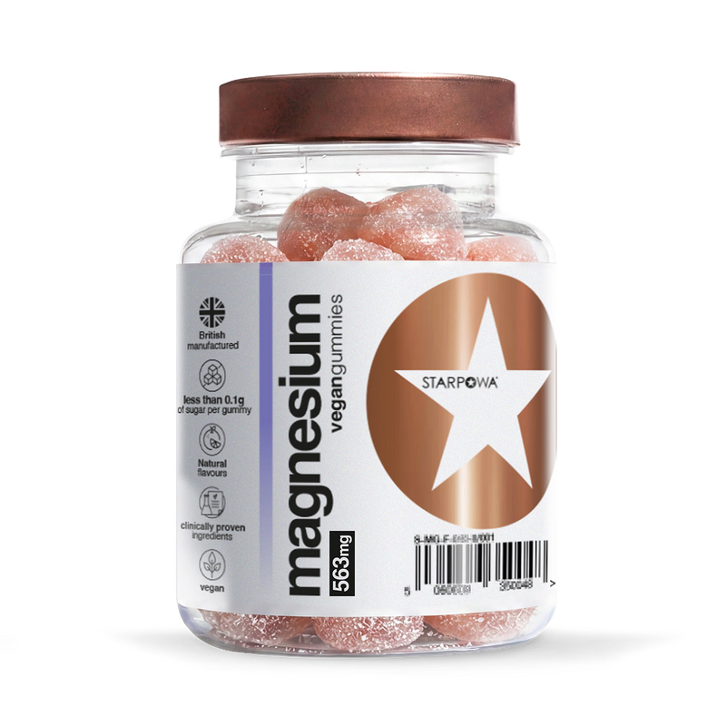 Starpowa strawberry magnesium gummies 30-pack - British product