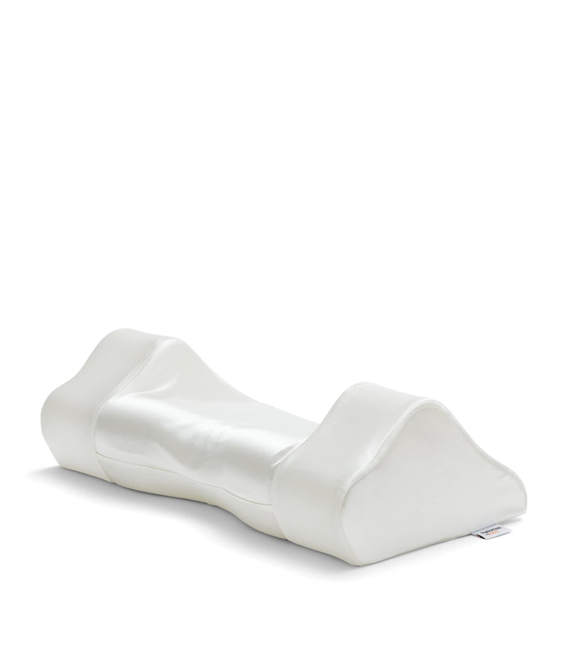 HYOUMANKIND Back Sleep Pillow with Silk Pillowcase 32cm x 57cm, UK version