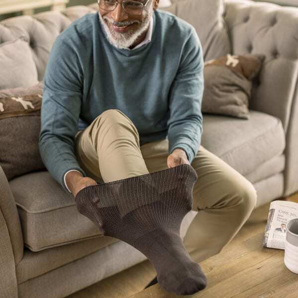 IOMI unisex oedema cotton socks extra wide, UK version