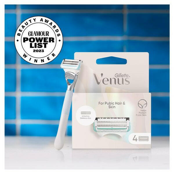 Venus For Pubic Hair & Skin Women's Razor Blades X4 PERSONAL CARE Boots
