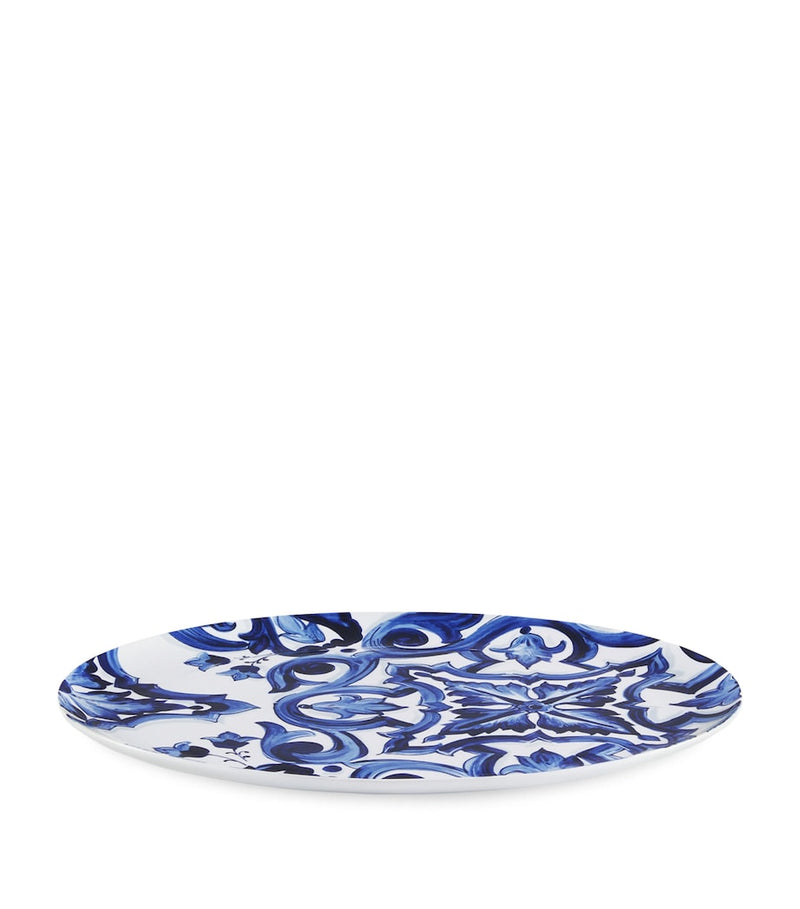 Dolce & Gabbana Blu Mediterraneo serving plate 44.5cm, imported from the UK
