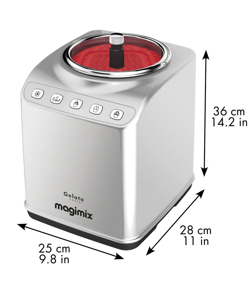 Magimix Gelato Expert ice cream maker, imported from the UK