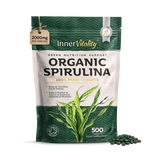 Holland & Barrett Inner Vitality Organic Spirulina Tablets, 500 Count- Buy online at McGrocer