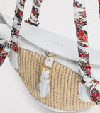 Dolce&Gabbana Raffia Capri Coppa shoulder bag, imported from the UK