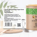 Power Health Turmeric Black Pepper capsules 30s, imported from the UK
