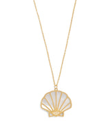 Harrods L'Atelier Nawbar Yellow Gold Diamond and Mother-of-Pearl Shell N93 Necklace- Buy online at McGrocer