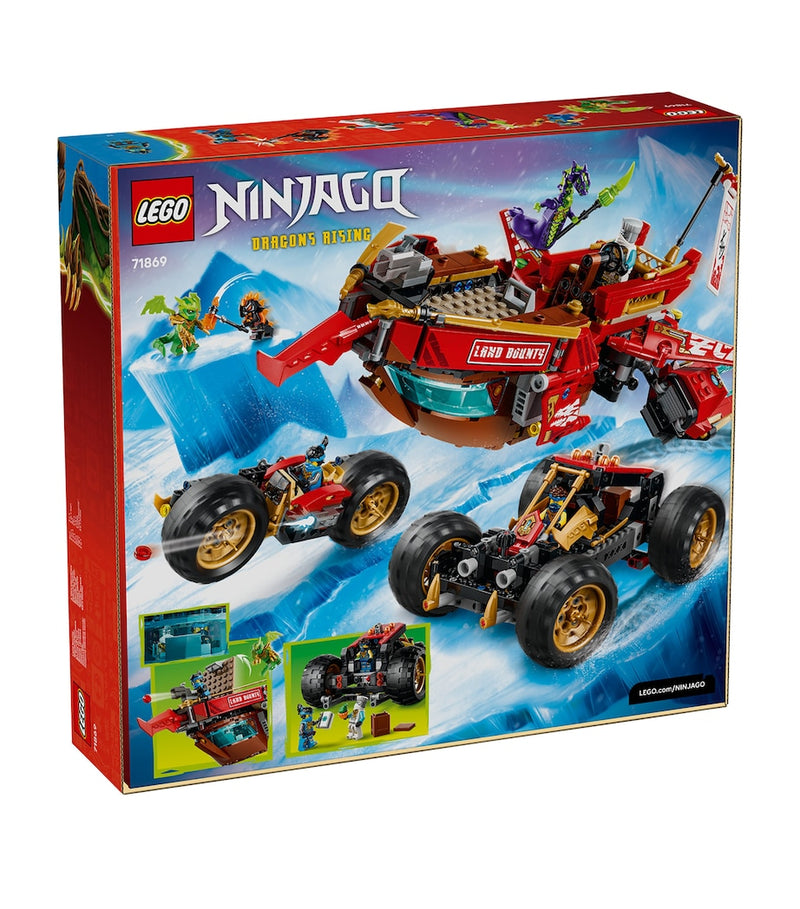 LEGO NINJAGO Land Bounty building set 1,214 pieces, UK version
