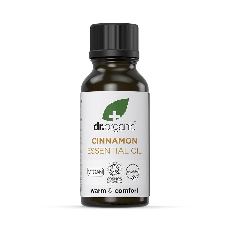 Dr Organic Cinnamon essential oil 10ml, imported from the UK