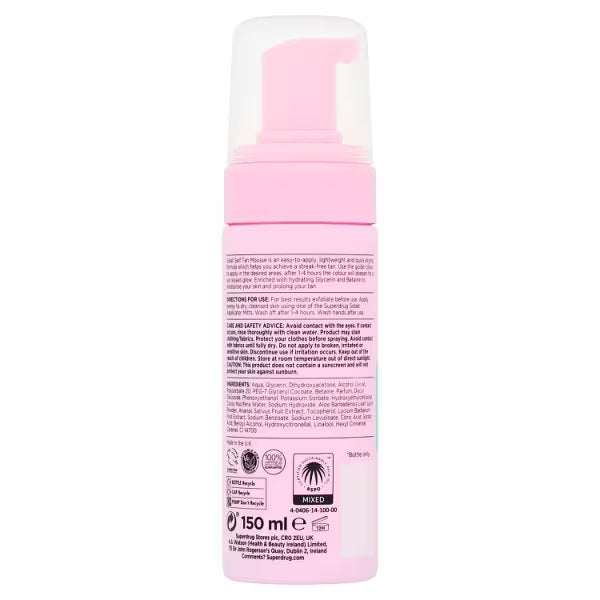 Solait self tan mousse Medium 150ml (British brand)