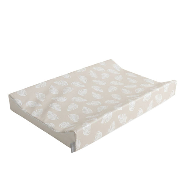The Tiny Bed Company anti-roll changing mat Palm Bay greige 69x44cm (British brand)