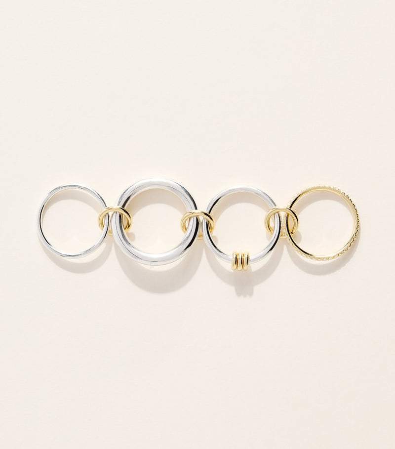 Spinelli Kilcollin Aries ring yellow gold sterling silver diamonds, UK version