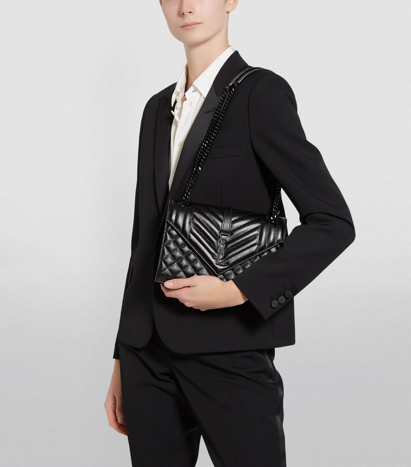Saint Laurent Medium Envelope Shoulder Bag, imported from the UK
