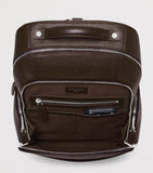 Aspinal of London pebbled leather reporter zipped backpack (British brand)