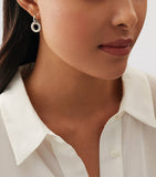 Boodles Classic Roulette diamond earrings, imported from the UK