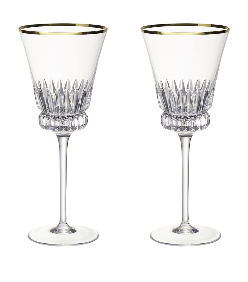 Villeroy & Boch Grand Royal Gold red wine glasses 200ml (British brand)