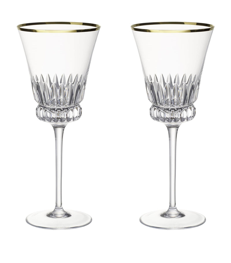 Villeroy & Boch Grand Royal Gold red wine glasses 200ml (British brand)