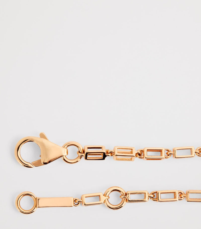Suzanne Kalan rose gold ruby bracelet medium size (British brand)