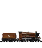 Hogwarts Express train set including locomotive and carriages, UK version