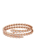 Bvlgari Serpenti Viper bracelet in rose gold with diamonds - British product
