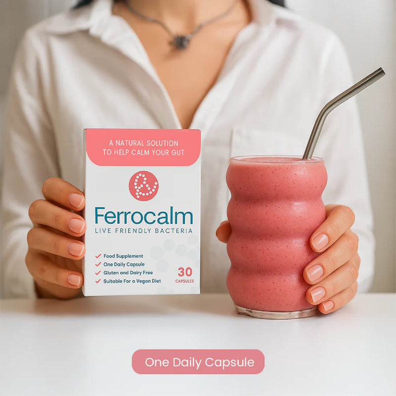 Ferrocalm probiotic 30 capsules, UK version