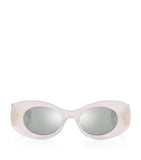 LOEWE Anagram oval sunglasses with bevelled acetate frames, UK version
